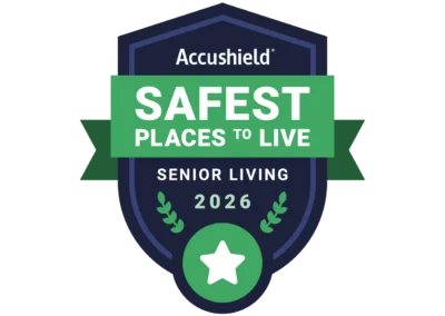 Charter Senior Living of Franklin Recognized as Safest Places to Live™ for 2026